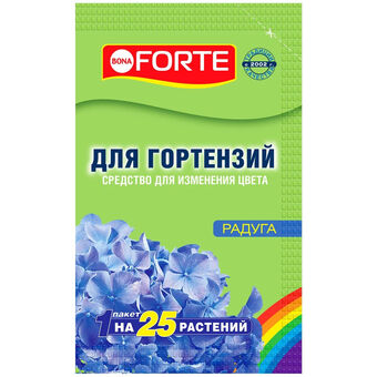Bona Forte Средство сухое Радуга для изменения цвета гортензий, пак. 100 г