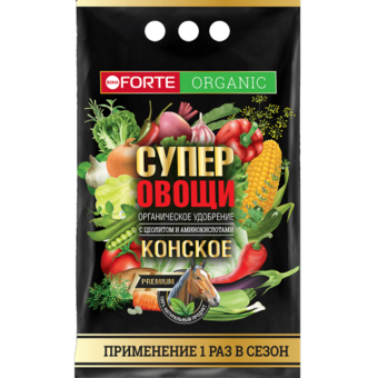 Bona Forte Конское Премиум удобрение СУПЕР Овощи, 2 кг/